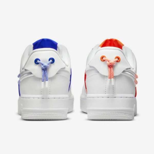 Nike Air Force 1 Low LX "White Orange Blue" - Зображення 3
