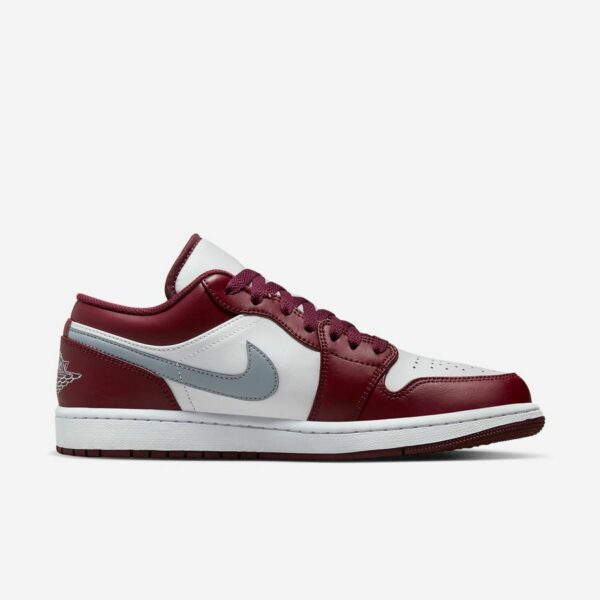 Air Jordan 1 Low "White Bordeaux” - Зображення 3