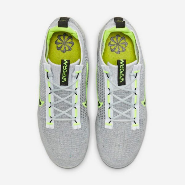 Nike Vapormax Flyknit 2021 "Wolf Grey Volt" - Зображення 4