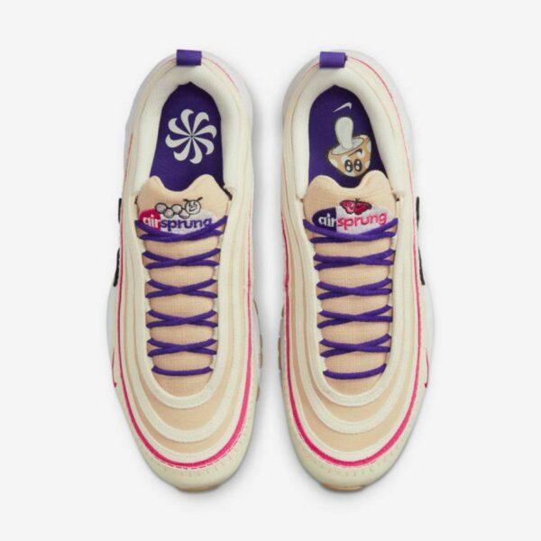 Nike Air Max 97 Air Sprung Sail Pink Purple - Зображення 3