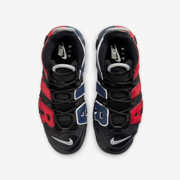 Nike Air More Uptempo Black Red Navy - Зображення 6
