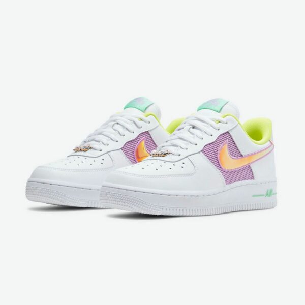 Nike Air Force 1 Low "White Multi Pastel" (W) - Зображення 3