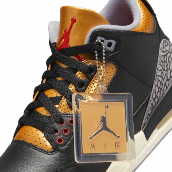Air Jordan 3 "Black Cement Gold" - Зображення 9
