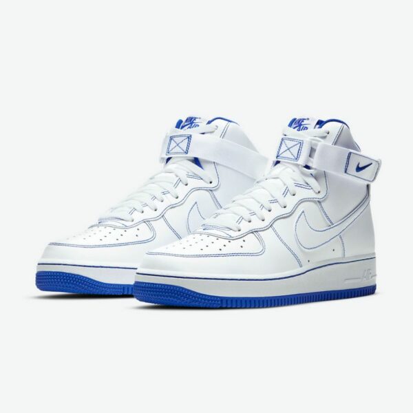 Nike Air Force 1 High "Blue Contrast Stitch" - Зображення 2