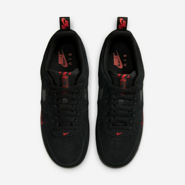 Nike Air Force 1 Low Reflective Swoosh "Black Orange" - Зображення 5