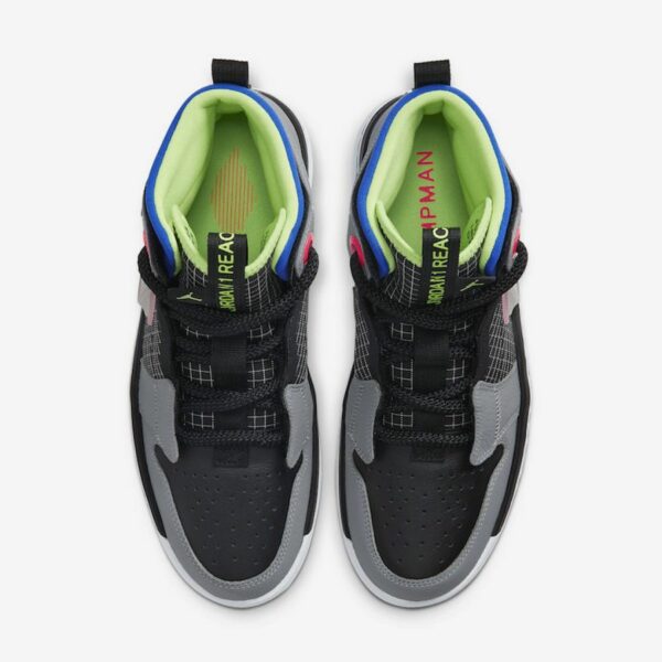 Air Jordan 1 High React "Black Particle Grey" - Зображення 6