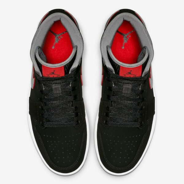Air Jordan 1 Mid 'Black Grey' - Зображення 4