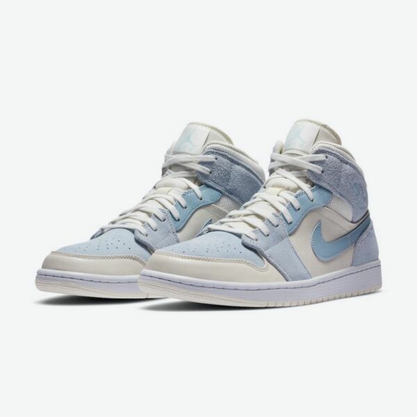 Air Jordan 1 Mid SE 'Sail Light Blue' - Зображення 2