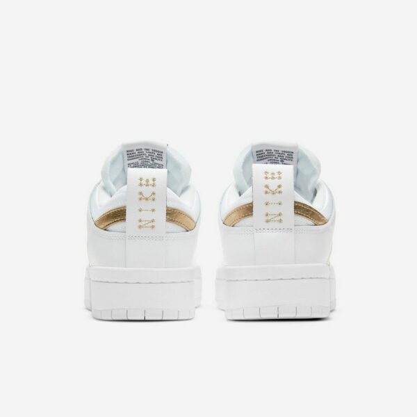 Nike Dunk Low Disrupt “White Metallic Gold” (W) - Зображення 6