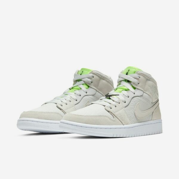 Air Jordan 1 Mid Vast Grey Ghost Green (W) - Зображення 4