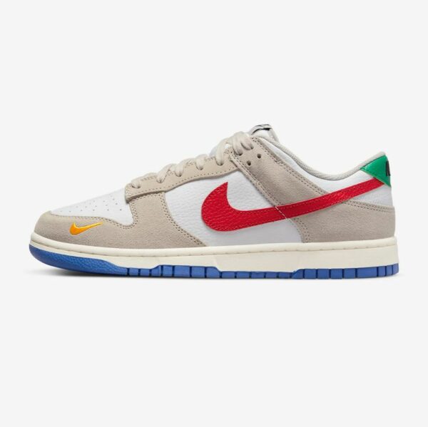 Nike Dunk Low Light Iron Ore Red Blue