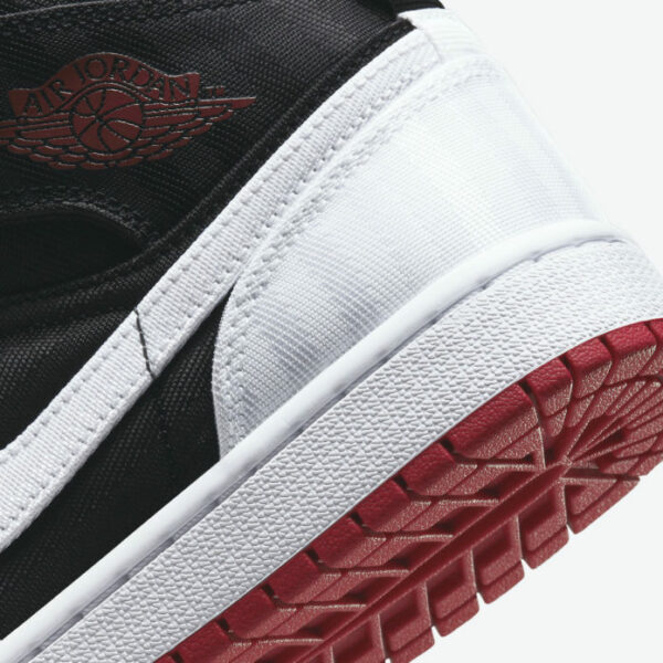 Air Jordan 1 Mid SE Utility "White Black Gym Red" (W) - Зображення 8