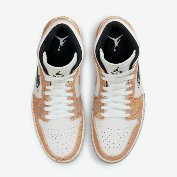 Air Jordan 1 Mid SE 'Brushstroke Paint Splatter' - Зображення 4