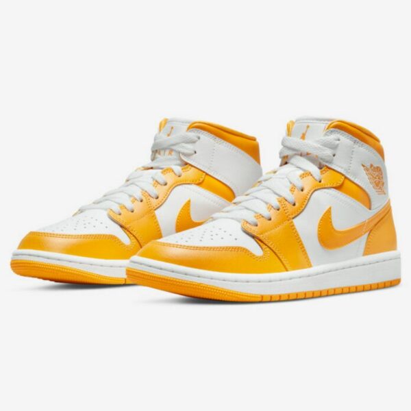 Air Jordan 1 Mid White/Yellow - Зображення 2