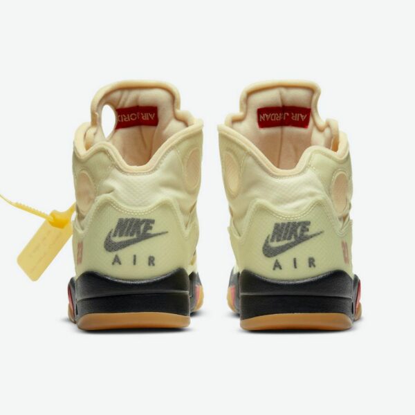 Off-White x Air Jordan 5 SP 'Sail' - Зображення 5