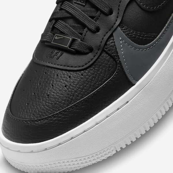 Nike Air Force 1 PLT.AF.ORM Black White (W) - Зображення 8