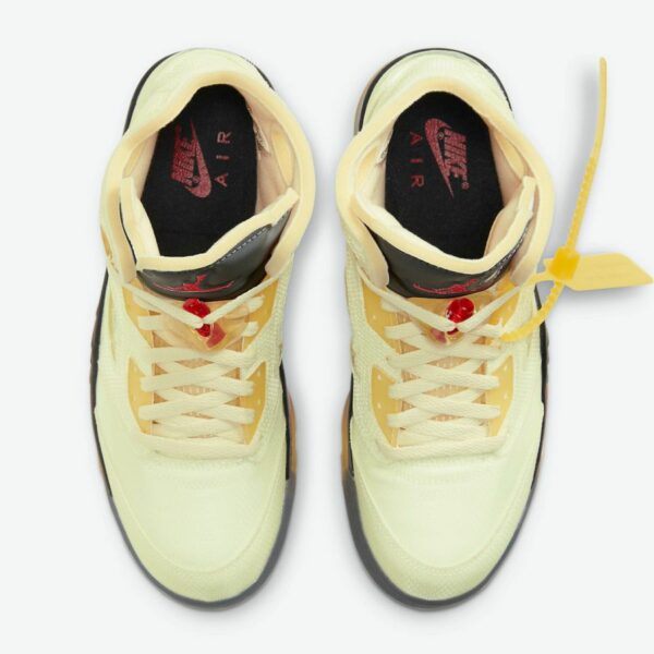 Off-White x Air Jordan 5 SP 'Sail' - Зображення 4