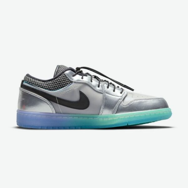 Air Jordan 1 Low SE 'Metallic Silver Gradient' (W) - Зображення 2