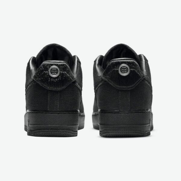 Stussy x Nike Air Force 1 Low "Triple Black" - Зображення 5