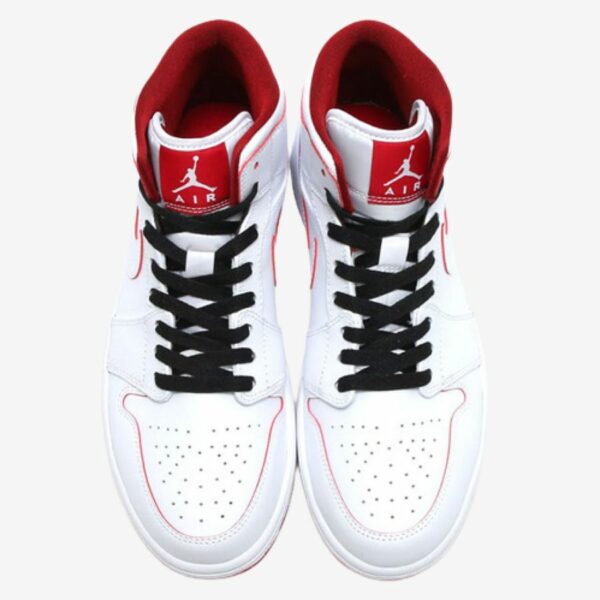 Air Jordan 1 Retro Mid 'White Gym Red' - Зображення 3