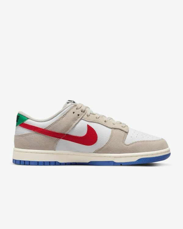 Nike Dunk Low Light Iron Ore Red Blue - Зображення 3