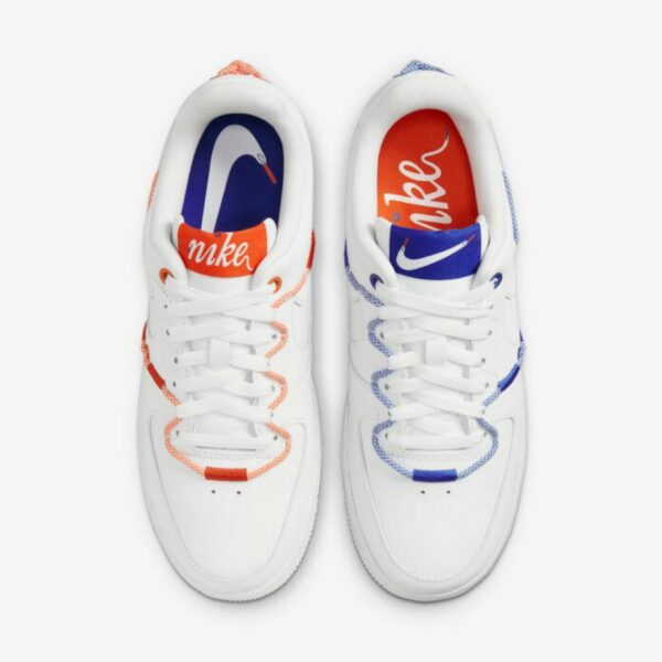 Nike Air Force 1 Low LX "White Orange Blue" - Зображення 2