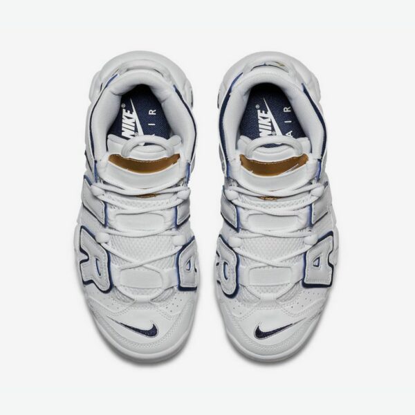 Nike Air More Uptempo White Midnight Navy - Зображення 5