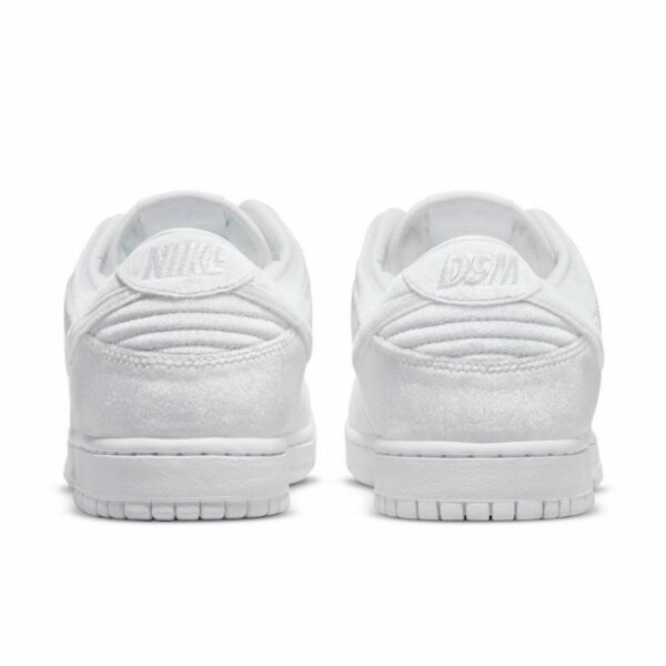 Nike Dunk Low x Dover Street Market "Velvet Triple White" - Зображення 4