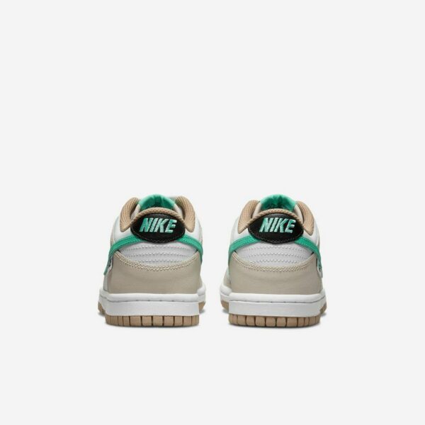 Nike Dunk Low Split Seam White Tan Mint (GS) - Зображення 4
