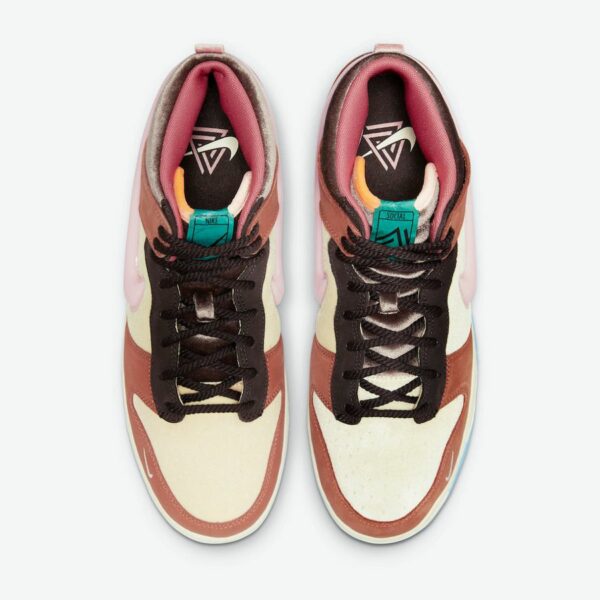 Social Status x Nike Dunk Mid 'Chocolate Milk' - Зображення 4