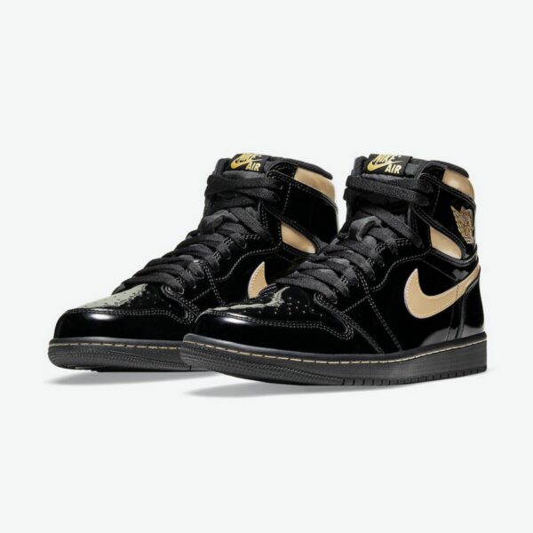Air Jordan 1 Retro High OG 'Black Metallic Gold' - Зображення 3