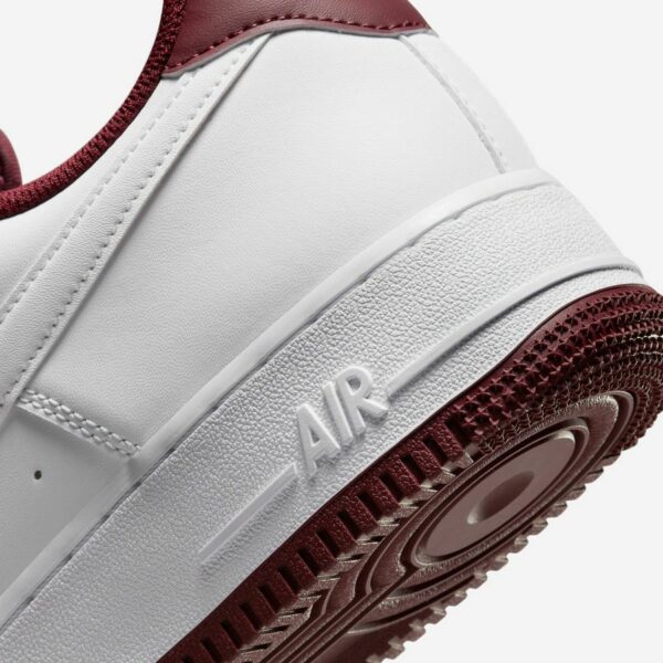 Nike Air Force 1 Low "White Dark Beetroot" - Зображення 7
