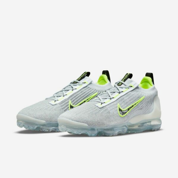 Nike Vapormax Flyknit 2021 "Wolf Grey Volt" - Зображення 5
