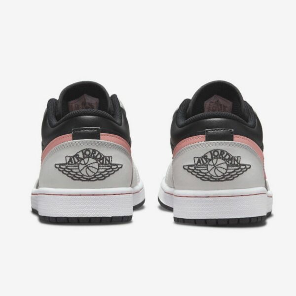 Air Jordan 1 Low White/Grey/Pink/Black - Зображення 6