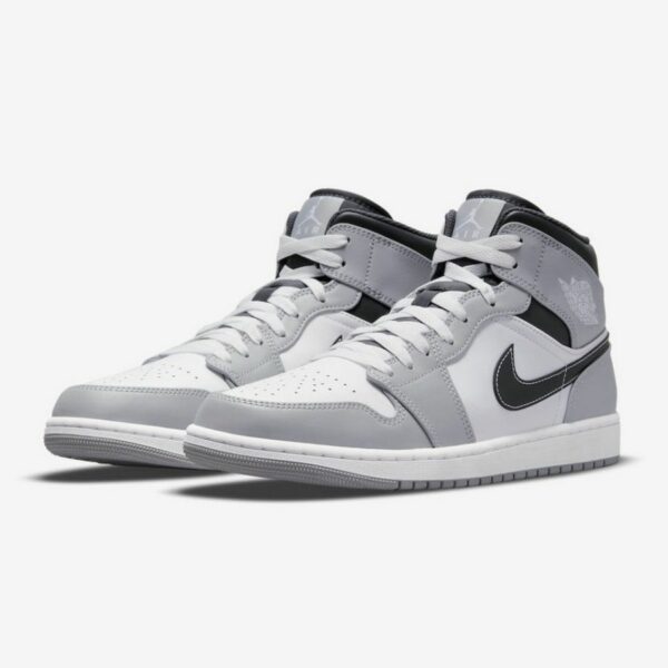 Air Jordan 1 Mid "Light Smoke Grey" Anthracite 2022 - Зображення 2
