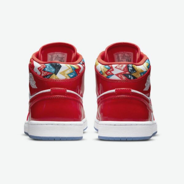 Air Jordan 1 Mid 'Barcelona Sweater Red Patent' - Зображення 5