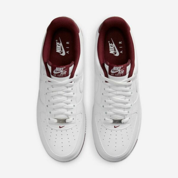 Nike Air Force 1 Low "White Dark Beetroot" - Зображення 6