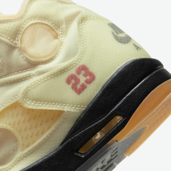 Off-White x Air Jordan 5 SP 'Sail' - Зображення 8