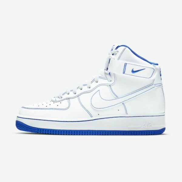 Nike Air Force 1 High "Blue Contrast Stitch"