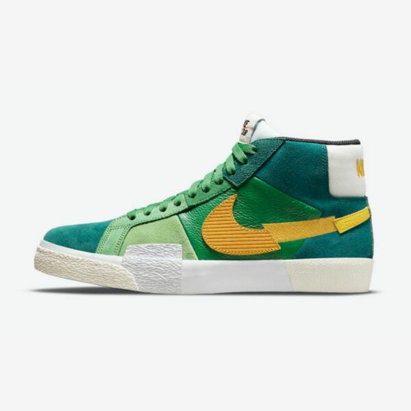 Nike SB Blazer Mid “Mosaic” Green Yellow