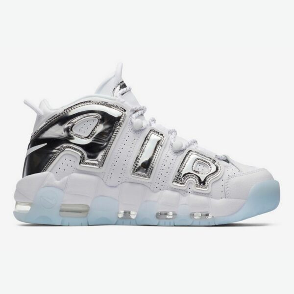 Nike Air More Uptempo Chrome White - Зображення 7