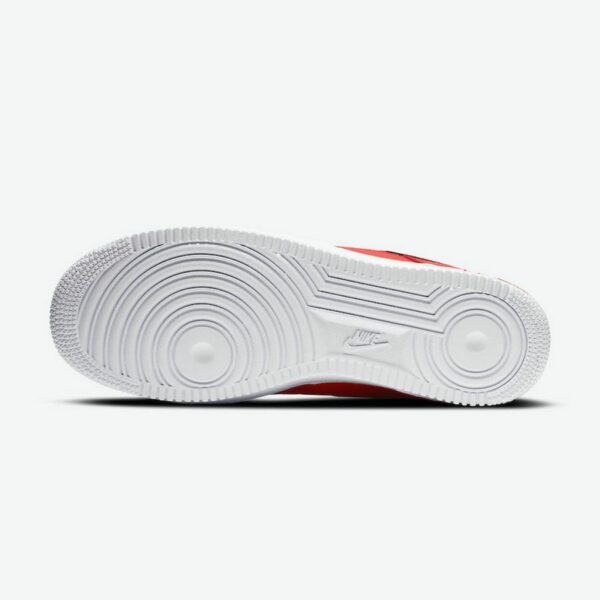 Nike Air Force 1 Low "Cut Out Swoosh Red Black" - Зображення 6