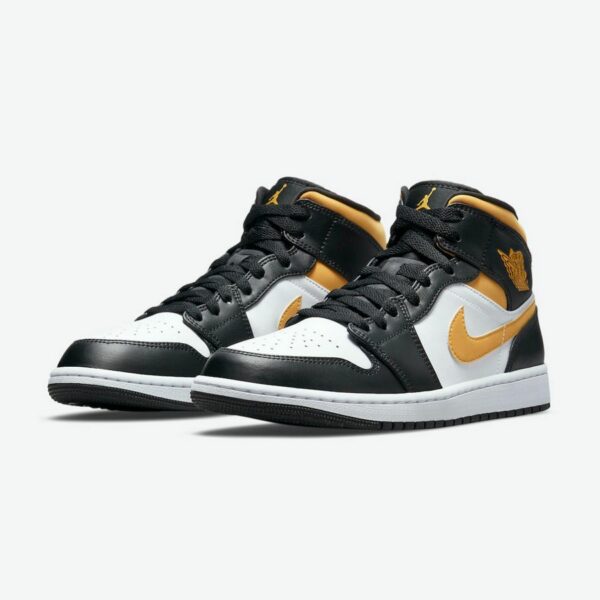 Air Jordan 1 Mid 'Black University Gold' - Зображення 3