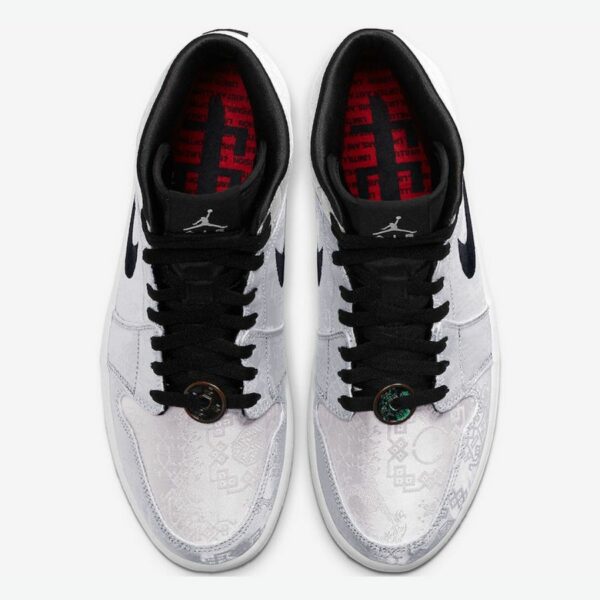 CLOT x Air Jordan 1 Mid 'Fearless' - Зображення 4