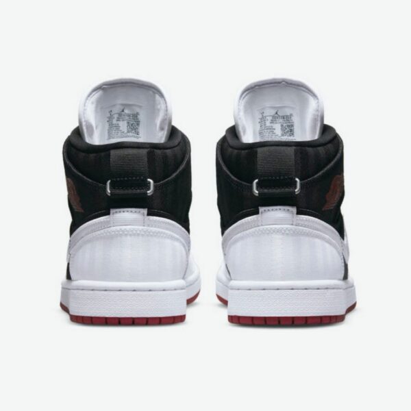 Air Jordan 1 Mid SE Utility "White Black Gym Red" (W) - Зображення 3