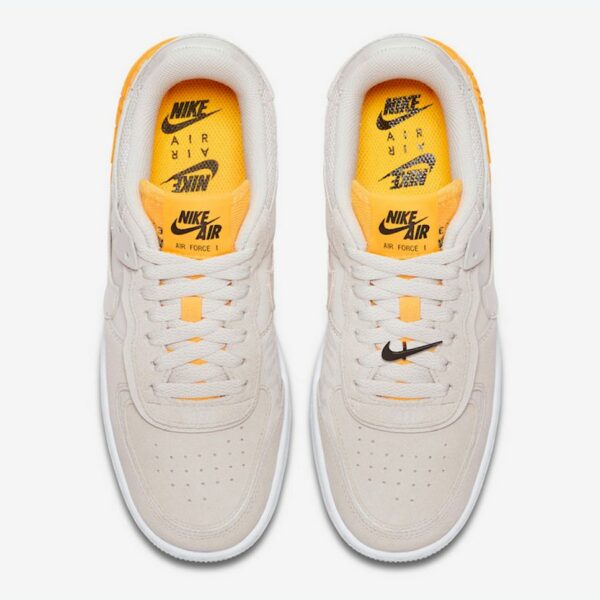 Nike Air Force 1 Shadow "Vast Grey Laser Orange" (W) - Зображення 4