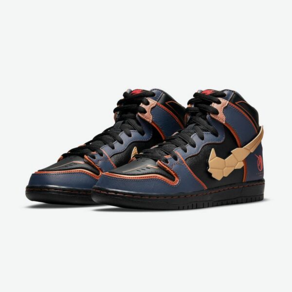 Gundam x Nike Dunk High SB 'Project Unicorn - Banshee Norn' - Зображення 3