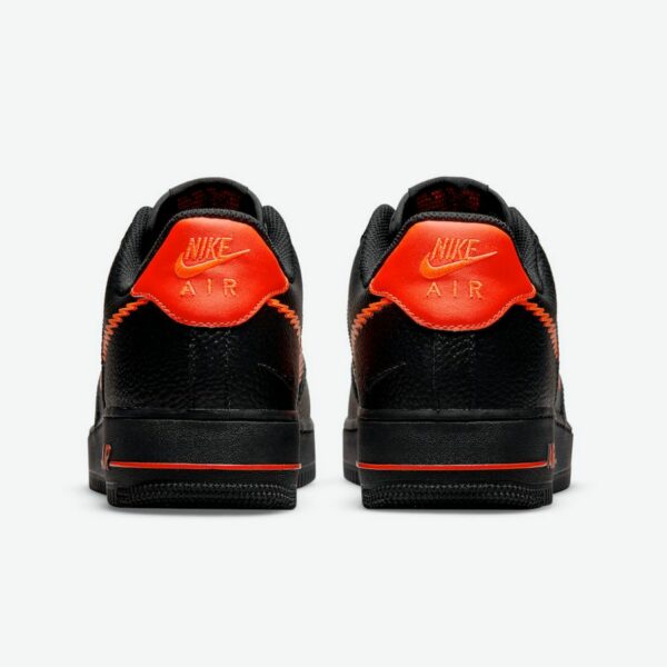 Nike Air Force 1 Low Zig Zag Black Orange - Зображення 5