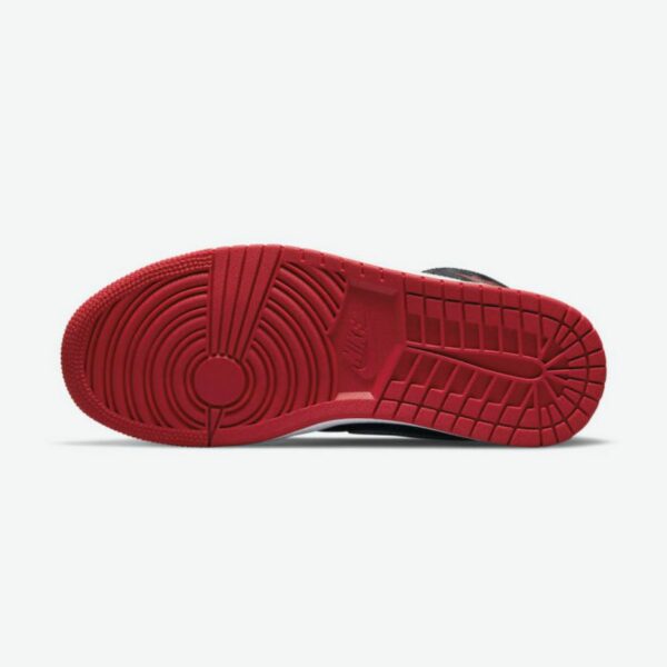 Air Jordan 1 Mid SE Utility "White Black Gym Red" (W) - Зображення 6