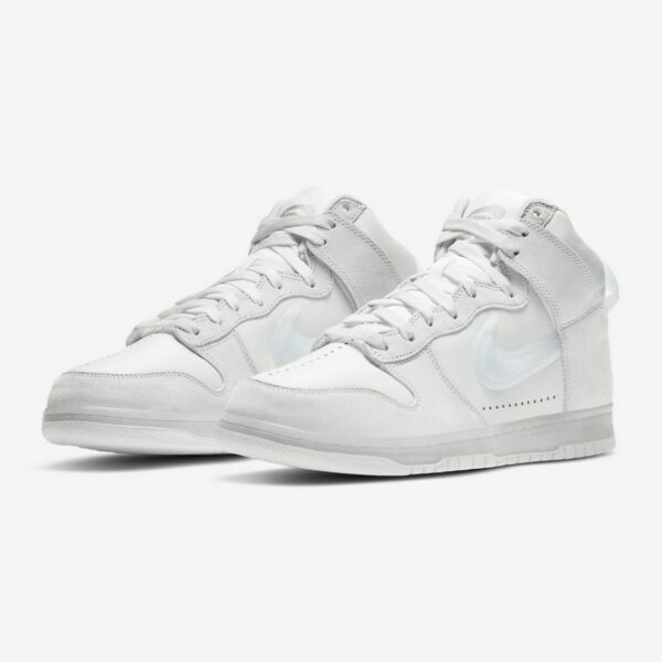 Slam Jam x Nike Dunk High 'White Platinum' - Зображення 3